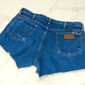 Wrangler cutoff shorts